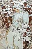 Alfons Mucha - Winter 1900